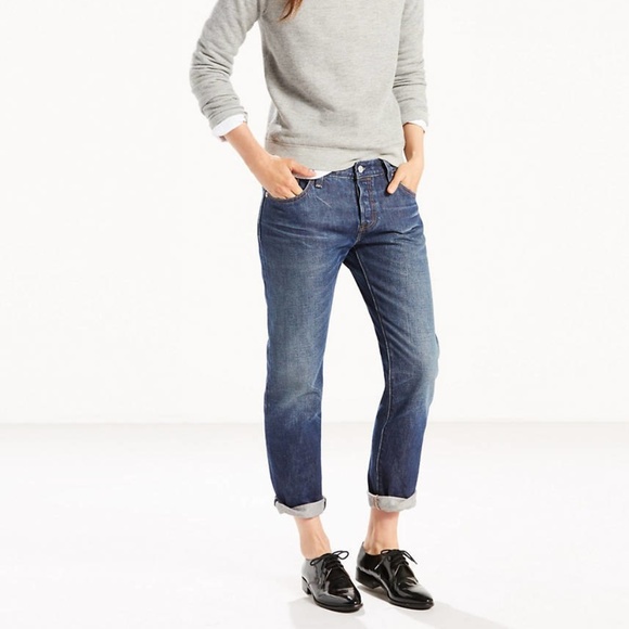 levi's 501 ct white oak cone denim